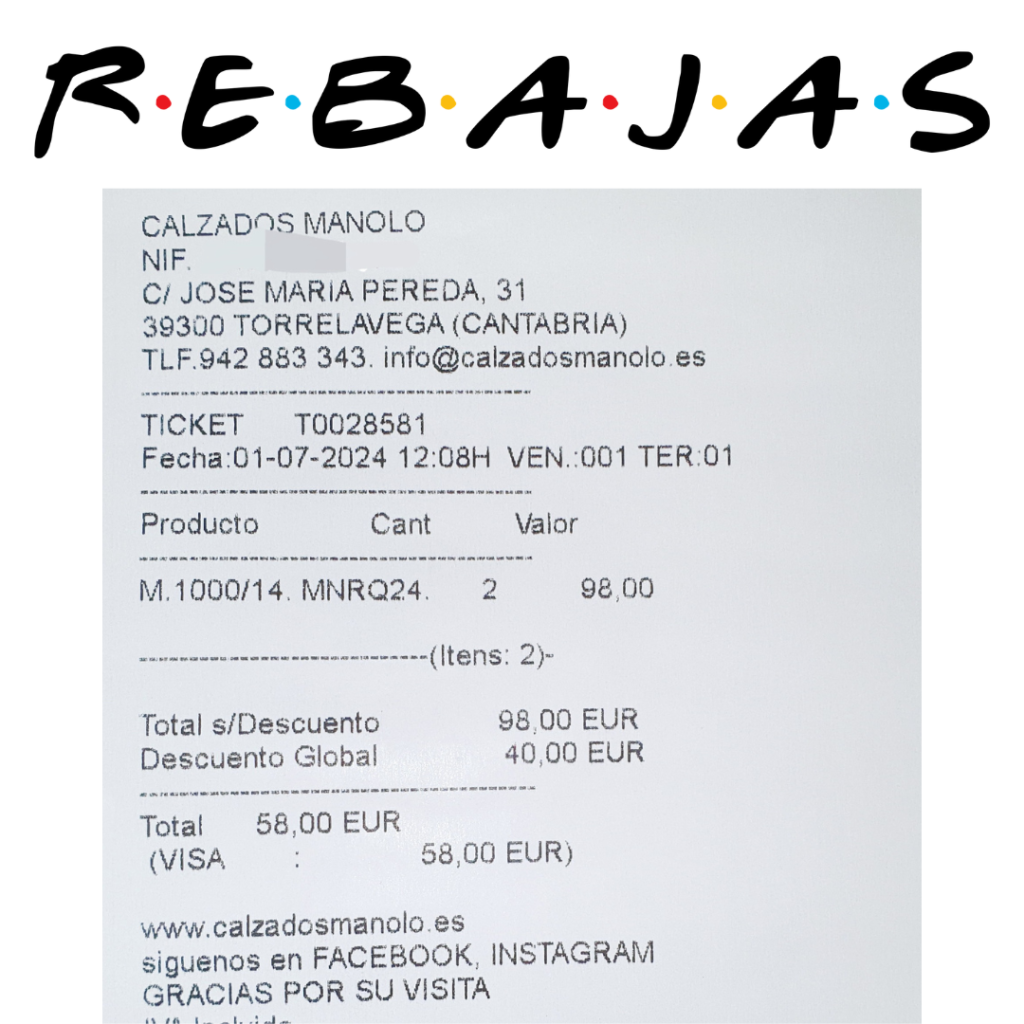 REBAJAS DE VERANO 2024. REBAJAS DE VERDAD.